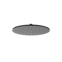 IDEALRAIN, NEGRU MAT, PALARIE DE DUS, ROTUNDA FI 30 CM, METALICA, A5803XG